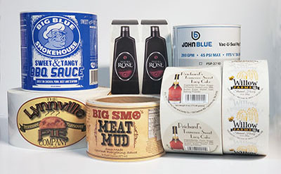 Printed Labels on Roll